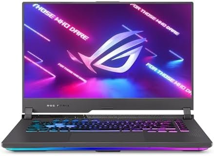 ASUS ROG Strix G15 Gaming Laptop, 15.6” 16:9 FHD 144Hz, GeForce RTX 3050, AMD Ryzen 7 6800HS, 8GB DDR5, 512GB PCIe SSD, Wi-Fi 6E, Windows 11, G513RC-EH71