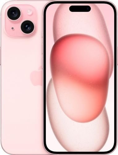 Apple iPhone 15, 256GB, Pink - Unlocked (Renewed)