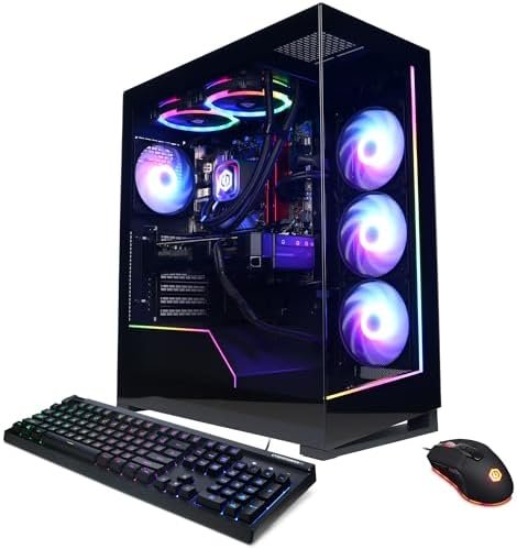 CyberPowerPC Gamer Xtreme VR Liquid Cool Gaming PC, Intel Core i7-14700KF 3.4GHz, GeForce RTX 4070 Super 12GB, 32GB DDR5, 2TB PCIe Gen4 SSD, WiFi Ready & Windows 11 Home (GXiVR8760A4)