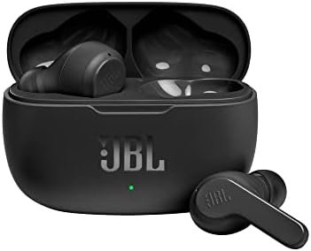 JBL Vibe 200TWS True Wireless Earbuds – Black, Small