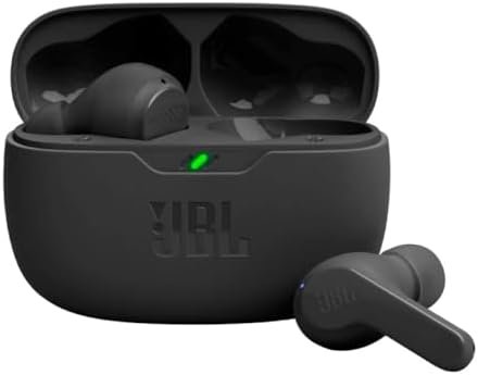 JBL Vibe Beam True Wireless Headphones – Black, Small