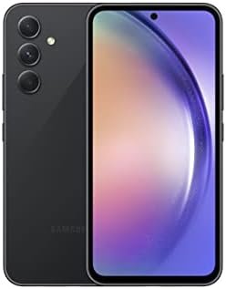 SAMSUNG Galaxy A54 5G | 128GB | 6.4” Fluid Display Screen | Hi Res Camera | 5,000 mAH huge Battery| US Version | 2023 Model | Unlocked Android Smartphone | Awesome Black (Renewed)