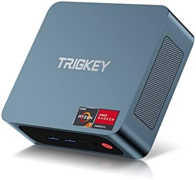 TRIGKEY S5 AMD Ryzen 7 Mini PC, 5800H (8C16T, Up to 4.4 GHz),MAX 57W 19V3A Micro Computer, 16GB DDR4 3200MHz| 500GB PCIE3.0 NVME SSD, Small PC 4K Triple Displays, WiFi 6+BT5.2, DP, HDMI, USB3.2 TRIGKEY S5 AMD Ryzen 7 Mini PC, 5800H (8C16T, Up to 4.4 GHz),MAX 57W 19V3A Micro Computer, 16GB DDR4 3200MHz| 500GB PCIE3.0 NVME SSD, Small PC 4K Triple Displays, WiFi 6+BT5.2, DP, HDMI, USB3.2