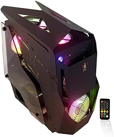 Alarco Gaming PC Desktop Computer Intel i5 3.10GHz,8GB Ram,512 GB SSD,Windows 10 pro,WiFi Ready,Video Card Nvidia GTX 650 1GB, 5 RGB Fans with Remote