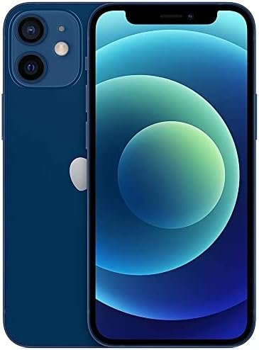 Apple iPhone 12 Mini, 64GB, Blue – Unlocked (Renewed)