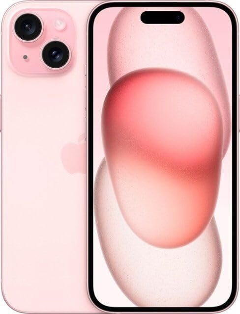 Apple iPhone 15 Plus, 128GB, Pink – T-Mobile (Renewed)