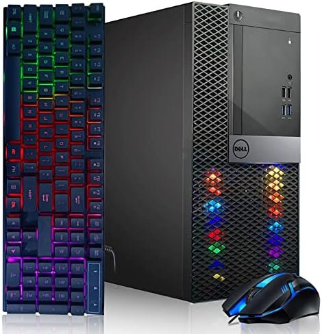 Dell Gaming PC Desktop Computer, Intel Quad Core i5 up to 3.6G, GeForce GTX 1660 Super 6G GDDR6, 16G, 256G SSD + 3TB, RGB Keyboard & Mouse, WiFi & Bluetooth 5.0, Win 10 Pro (Renewed) Dell Gaming PC Desktop Computer, Intel Quad Core i5 up to 3.6G, GeForce GTX 1660 Super 6G GDDR6, 16G, 256G SSD + 3TB, RGB Keyboard & Mouse, WiFi & Bluetooth 5.0, Win 10 Pro (Renewed)