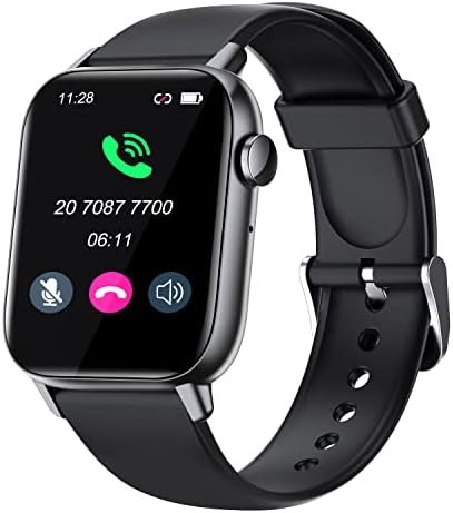 GT HITGX Smart Watch 1.72″ Fitness Tracker Smart Watches for Women with Voice Control 300mAh Smartwatch 100+ Sports Modes Watch Pedometer for iPhone Android Phones Watch (Answer/Calls)