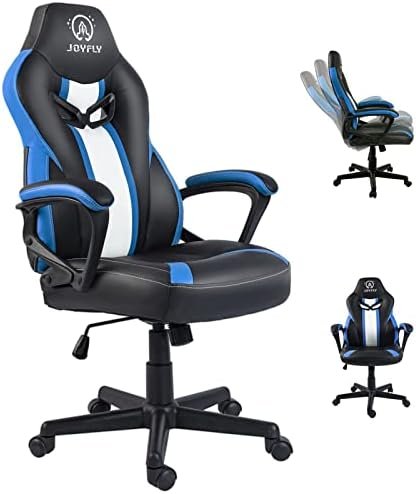 Gaming Chair, Gamer Chair for Adults Teens Silla Gamer Computer Chair Racing Ergonomic PC Office Chair （Blue）