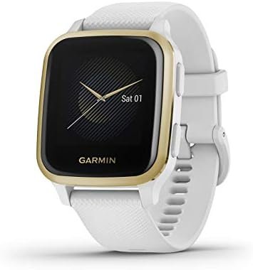 Garmin 010-02427-01 Venu Sq, GPS Smartwatch with Bright Touchscreen Display, Up to 6 Days of Battery Life, Light Gold and White Garmin 010-02427-01 Venu Sq, GPS Smartwatch with Bright Touchscreen Display, Up to 6 Days of Battery Life, Light Gold and White