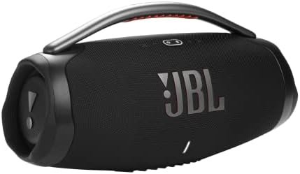 JBL Boombox 3 – Portable Bluetooth Speaker, Powerful Sound and Monstrous bass, IPX7 Waterproof, 24 Hours of Playtime, powerbank, JBL PartyBoost for Speaker Pairing (Black) (Renewed) JBL Boombox 3 – Portable Bluetooth Speaker, Powerful Sound and Monstrous bass, IPX7 Waterproof, 24 Hours of Playtime, powerbank, JBL PartyBoost for Speaker Pairing (Black) (Renewed)