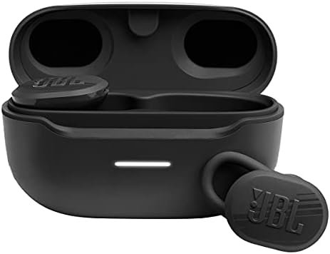 JBL Endurance Race Waterproof True Wireless Active Sport Earbuds, with Microphone, 30H Battery Life, Comfortable, dustproof, Android and Apple iOS Compatible (Black)