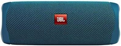 JBL FLIP 5 – Waterproof Portable Bluetooth Speaker Made from 100% Recycled Plastic – Blue (Renewed)