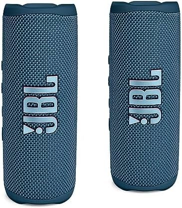 JBL Flip 6 Waterproof Portable Bluetooth Speaker – Pair (Blue)