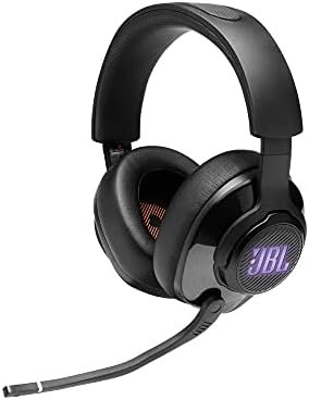 JBL Quantum 400 Wired Over-Ear Gaming Headphones with USB – Black