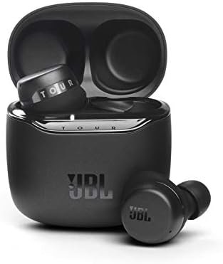 JBL Tour PRO+ TWS True Wireless Bluetooth Earbuds with Built-in Alexa – Black (Renewed)