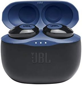JBL Tune 125TWS True Wireless In-Ear Headphones – JBL Pure Bass Sound, Bluetooth, Android and iOs Compatible (Blue) (Renewed)
