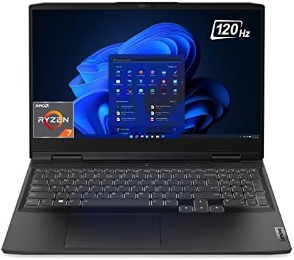 Lenovo IdeaPad Gaming 3 Gaming Laptop, 15.6″ FHD IPS 120Hz, AMD Ryzen 7-7735HS Up to 4.75 Ghz, GeForce RTX 4050, 32GB DDR5, 512GB PCIe SSD, Backlit, WiFi 6, USB-C, RJ45, Win 11 Pro