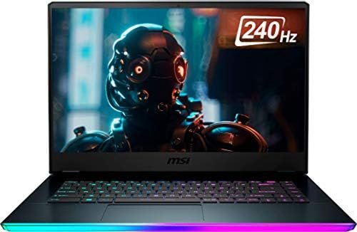 MSI GE66 Raider 10SFS 15.6-inch 1TB SSD 2.6GHz i7 Gaming Laptop (32GB RAM, 6-Core i7-10750H, GeForce RTX 2070, Windows 10 Home) GE66048, Aluminum Black (Renewed)