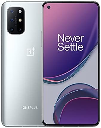 OnePlus 8T Lunar Silver, 5G Unlocked Android Smartphone U.S. Version, 256GB Storage + 12GB RAM, 120Hz Fluid Display, Quad Camera