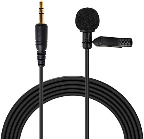 Professional Omni-Directional Lavalier Mic Compatible with DJI for Rode for Sennheiser for Boya Comica Microphone for DSLR Camera,Pc Laptop Recording YouTube/Interview/Video Conference/Podcast