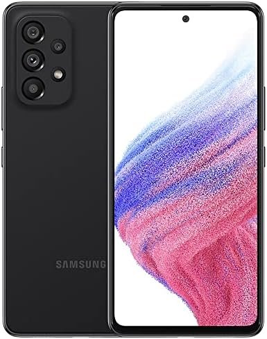 SAMSUNG Galaxy A53 5G (SM-A536E/DS) Dual SIM,128 GB 6GB RAM, Factory Unlocked GSM, International Version – No Warranty – (Awesome Black) SAMSUNG Galaxy A53 5G (SM-A536E/DS) Dual SIM,128 GB 6GB RAM, Factory Unlocked GSM, International Version – No Warranty – (Awesome Black)