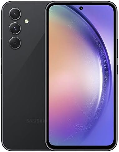 SAMSUNG Galaxy A54 5G (128GB, 6GB) 6.4" 120Hz AMOLED, 50MP 4K Triple Camera, 5G / 4G Volte (AT&T Locked) A546U (Awesome Black) (Renewed)