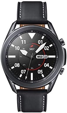 Samsung Galaxy Watch 3 (45mm, GPS, Bluetooth) Smart Watch with Advanced Health Monitoring, Fitness Tracking, and Long Lasting Battery – Mystic Black (Renewed)