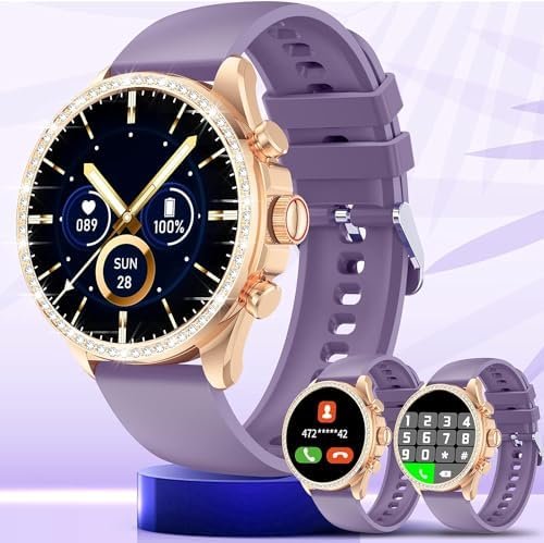 Smart Watch for Women Compatible for iOS and Android Phones,Full Touch Screen Bluetooth Watches for Women,Waterproof Smartwatches with Call and Answer, Fitness Tracker Smart Watch for Outdoor Sports