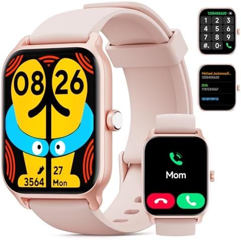 Smart Watch for Women with Alexa, Bluetooth Call & Text, 1.8″ Smartwatch Heart Rate SpO2 Sleep Monitor for Android iOS Phone, 5ATM Waterproof Step Calorie Fitness Tracker Watch 7-Day Battery 100 Sport Smart Watch for Women with Alexa, Bluetooth Call & Text, 1.8″ Smartwatch Heart Rate SpO2 Sleep Monitor for Android iOS Phone, 5ATM Waterproof Step Calorie Fitness Tracker Watch 7-Day Battery 100 Sport