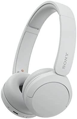 Sony WH-CH520 Wireless Headphones Bluetooth On-Ear Headset with Microphone, White Sony WH-CH520 Wireless Headphones Bluetooth On-Ear Headset with Microphone, White