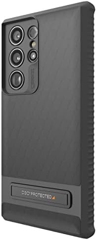 ZAGG Gear4 Everest Samsung Galaxy S23 Ultra Kickstand Phone Case, D30 Bio Drop Protection up to 20ft / 6m, Works with Wireless Charging Systems, Reinforced Backplate with Edge-To-Edge Protection