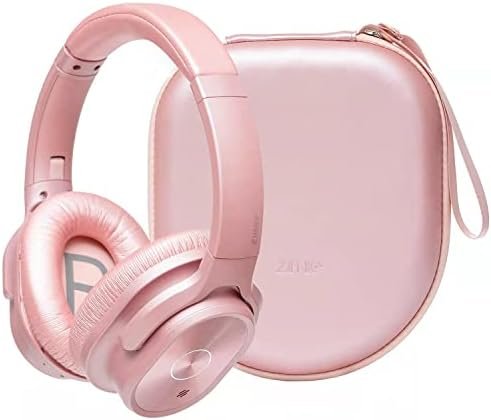 ZIHNIC Active Noise Cancelling Headphones, 40H Playtime Wireless Bluetooth Headset with Deep Bass Hi-Fi Stereo Sound,Comfortable Earpads for Travel/Home/Office (Rose Gold) ZIHNIC Active Noise Cancelling Headphones, 40H Playtime Wireless Bluetooth Headset with Deep Bass Hi-Fi Stereo Sound,Comfortable Earpads for Travel/Home/Office (Rose Gold)
