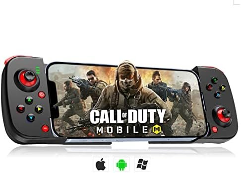 arVin Wireless Gaming Controller for iPhone/iPad/iOS/Android/Samsung/PC Gamepad Joystick with Back Button, Analog Triggers, Stretchable, Bluetooth 5.0 Low Latency, Direct Play for CODM,Diablo Immortal arVin Wireless Gaming Controller for iPhone/iPad/iOS/Android/Samsung/PC Gamepad Joystick with Back Button, Analog Triggers, Stretchable, Bluetooth 5.0 Low Latency, Direct Play for CODM,Diablo Immortal
