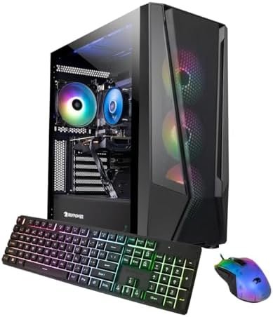 iBUYPOWER TraceMesh Gaming PC Computer Desktop TMI7N46T01 (Intel Core i7 14700F, NVIDIA GeForce RTX 4060 Ti 8GB, 32GB DDR5 5600 RGB (16×2), 1 TB NVMe SSD, WiFi Read, Windows 11 Home)