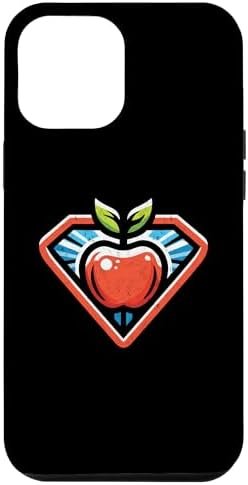 iPhone 15 Pro Max Funny Cute Distressed Super Teacher Superhero Apple Case