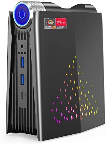 ACEMAGICIAN [Gaming PC] Ryzen Mini PC, AMD Ryzen 7 5800U 16GB DDR4 512GB NVME SSD Mini Desktop Computer,11 Pro Mini PC Gaming[WiFi6/BT5.2] [4K UHD/RGB Lights/3 Adjustable Mode]