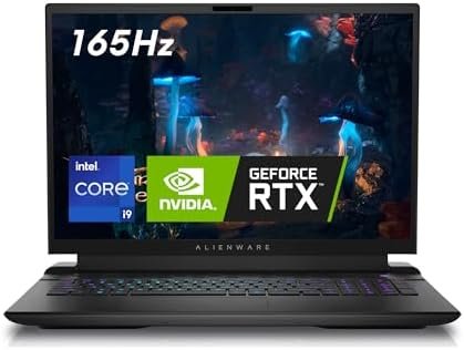 Alienware M18 R2 Gaming Laptop – 18 QHD+ 165Hz 3ms Display, Intel Core i9-14900HX, 32GB DDR5 RAM, 1TB SSD, NVIDIA GeForce RTX 4080 12 GB GDDR6, Windows 11 Home, Onsite Service – Dark Metallic Moon