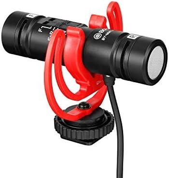 BOYA by-MM1 Pro Dual-Capsule Condenser Microphone for Smartphones,Tablets, DSLRs,Consumer Camcorder,PCs and More