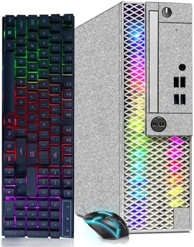 Dell RGB Gaming Desktop Computer, Intel Quad Core I5-6500 up to 3.6GHz, GeForce GTX 750 Ti 4G, 16GB Memory, 512G SSD, RGB Keyboard & Mouse, 600M WiFi & Bluetooth, Win 10 Pro (Renewed)