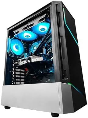 Gaming Desktop PC Intel Core i7-12700KF 3.6GHz, RTX 4060 Ti 32GB DDR4 3200 RAM, 1TB NVMe, WiFi 6E, win11 Home Tower Gaming PC