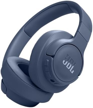 JBL Tune 770NC – Adaptive Noise Cancelling with Smart Ambient Wireless Over-Ear Headphones, Bluetooth 5.3, Up to 70H Battery Life with Speed Charge, Lightweight, Comfortable & Foldable Design (Blue)