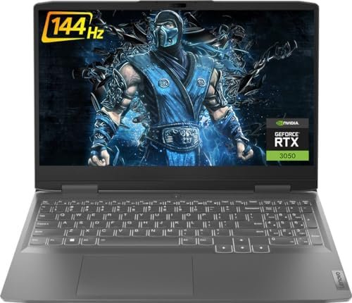 Lenovo LOQ 15 Gaming Laptop, 13th Gen Intel 8-Core i5-13420H, 32GB DDR5, 2TB PCIe SSD, 15.6" FHD 144Hz, NVIDIA GeForce RTX 3050, Backlit Keyboard, RJ-45, Wi-Fi 6, Win 11, Storm Grey, GM Accessories