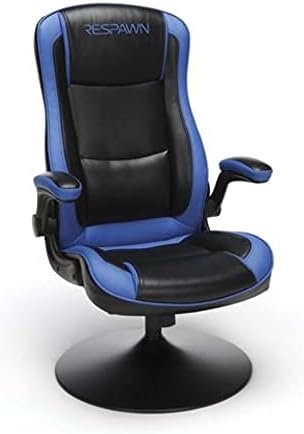 RESPAWN RSP-800 Racing Style Rocker, Rocking Gaming Chair, adjustable, Leather, Blue