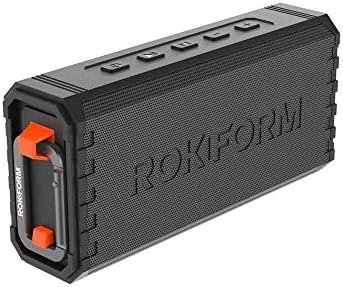 Rokform G-ROK – Portable Golf Speaker, Magnetic Wireless Speaker, IPX7 Waterproof, Loud & Clear Sound, Shockproof & Dustproof, 24 Hour Battery, Rugged Outdoor Golf Cart Speaker (Black)