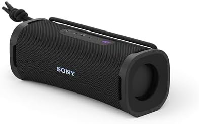 Sony ULT Field 1 Wireless Ultra Portable Bluetooth Compact Speaker, IP67 Waterproof, Dustproof, Shockproof and Rustproof with Enhanced Bass, 12 Hour Battery and Detachable Strap, Black – New