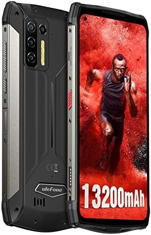 Ulefone Power Armor 13 Rugged Smartphone, IP68 Waterproof Phone, 13200mAh Battery, 15W Wireless Charge, 48MP Four Rear Camera, 6.81" FHD+, Helio G95 Octa-core Android 12, 8GB + 256GB, Dual 4G