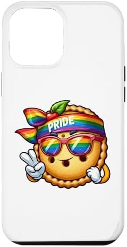iPhone 15 Pro Max Funny Apple Pie Rainbow LGBT Gay Pride Lesbian Gay Apple Pie Case