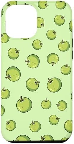 iPhone 15 Pro Max Girly Cute Apple Green Pattern Case