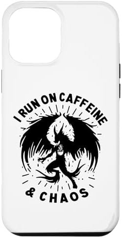 iPhone 15 Pro Max I RUN ON CAFFEINE & CHAOS dragon barista coffee brew bean Case